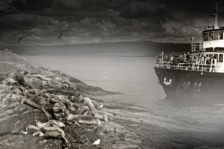 Fog Island Ushuaia by Christian Galicia